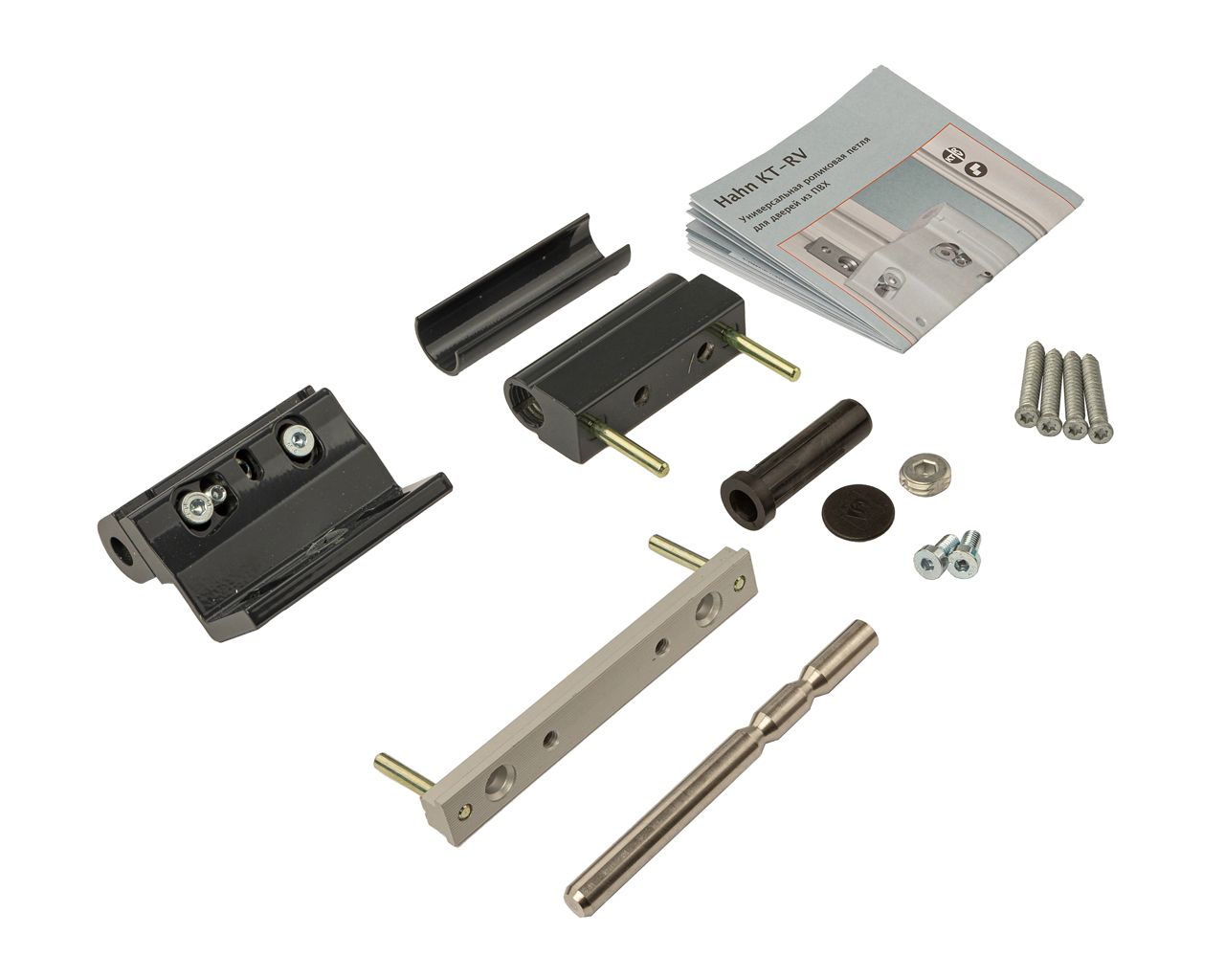 Петля Maxbar KT-RV 2-х секционная 16/3,0мм, антрацит RAL7016. Рис. 1 Петля Maxbar KT-RV 2-х секционная 16/3,0мм, антрацит RAL7016. Рис. 1