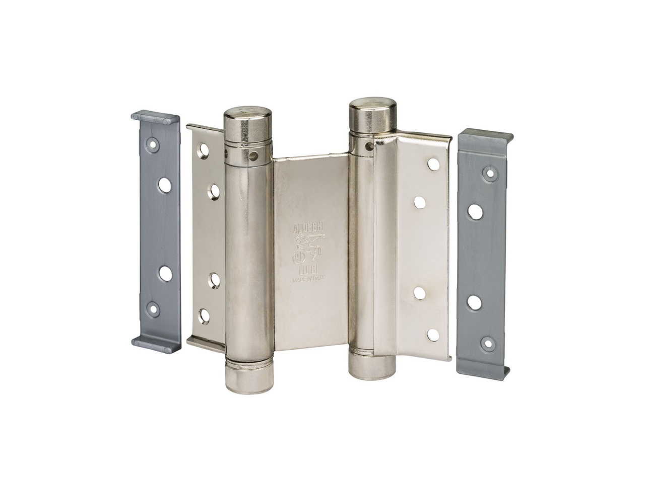 Петля барная 100 мм. для деревянных дверей до 34 кг., никелированная сталь (2 петли в комплекте). Рис. 1