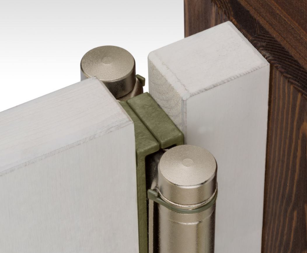 Петля барная 150 мм. для деревянных дверей до 63 кг., никелированная сталь (2 петли в комплекте). Рис. 3