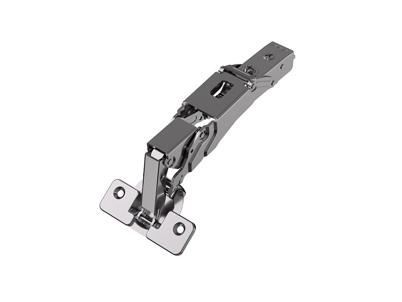 Петля для накладных дверей Alphalux Titan Clip-On, Soft-Close, угол открывания 155°, 48мм, чашка 35 мм, титан. Рис. 1