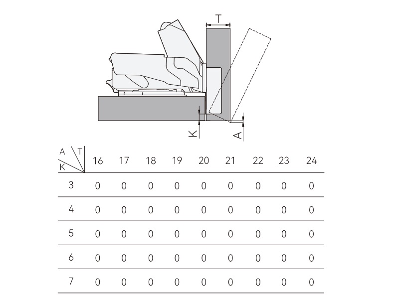 Петля для накладных дверей Alphalux Titan Clip-On, Soft-Close, угол открывания 155°, 48мм, чашка 35 мм, титан. Рис. 3 Петля для накладных дверей Alphalux Titan Clip-On, Soft-Close, угол открывания 155°, 48мм, чашка 35 мм, титан. Рис. 3