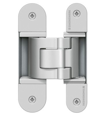 Петля для нефальцов.дверей для коробки со смещ. плоскостями до 60 кг. хром мат.. Рис. 1