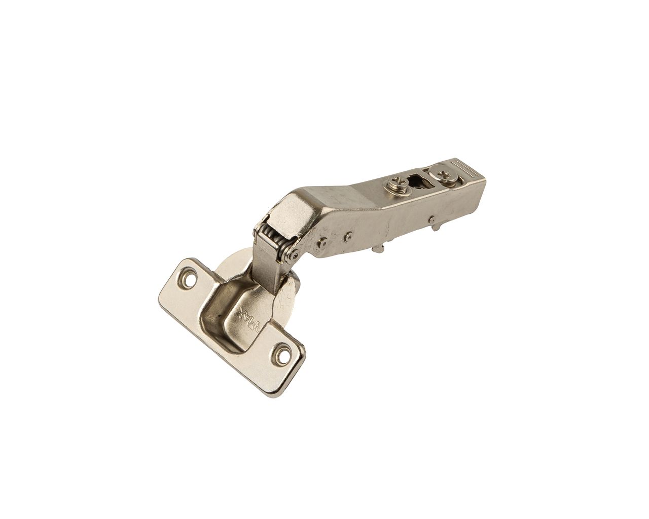 Петля для угловых дверей Firmax Click-on 2.0, с доводчиком, угол открывания 45гр, 48мм. Рис. 1 Петля для угловых дверей Firmax Click-on 2.0, с доводчиком, угол открывания 45гр, 48мм. Рис. 1