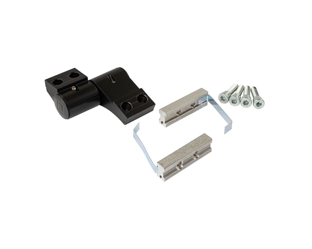 Петля двер. подшип. ELEMENTIS new, 2-х секционная, м/о 67, креп. на хол. профиль, черн. мат. RAL9005S. Рис. 2