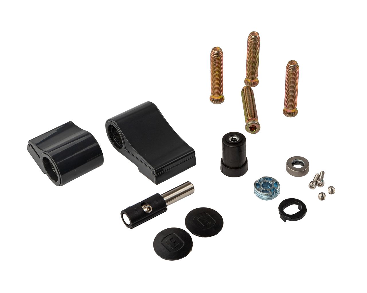 Петля двер. подшип. ELEMENTIS new, 2-х секционная, м/о 67, креп. на тепл. профиль, антрацит 7016. Рис. 1