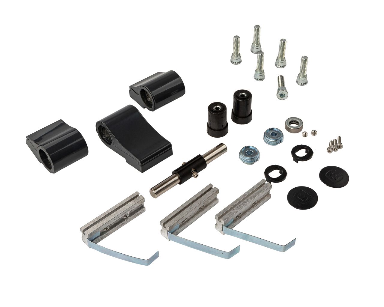 Петля двер. подшип. ELEMENTIS new, 3-х секционная, м/о 67, креп. на хол. профиль, антрацит 7016. Рис. 1 Петля двер. подшип. ELEMENTIS new, 3-х секционная, м/о 67, креп. на хол. профиль, антрацит 7016. Рис. 1