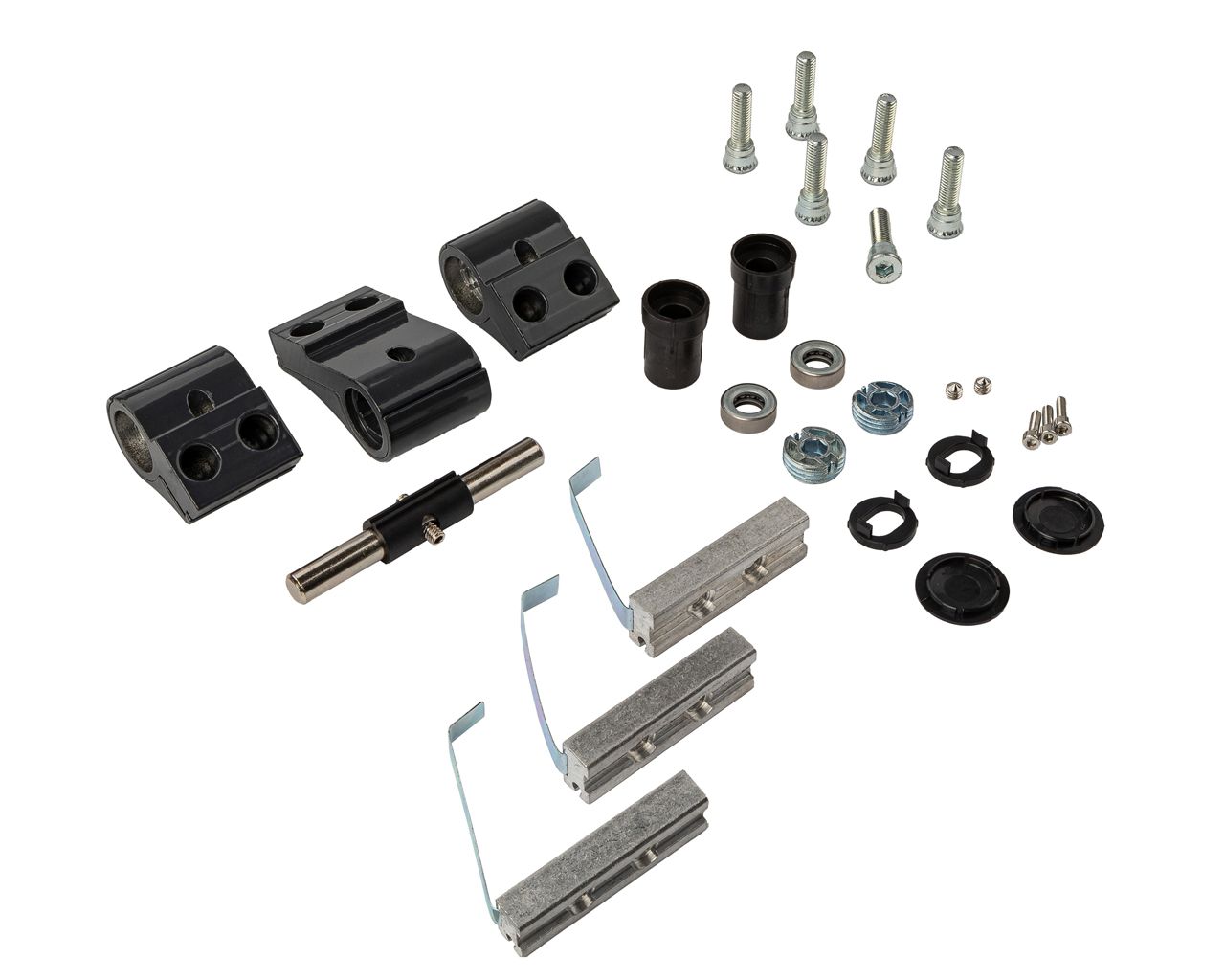 Петля двер. подшип. ELEMENTIS new, 3-х секционная, м/о 67, креп. на хол. профиль, антрацит 7016. Рис. 2 Петля двер. подшип. ELEMENTIS new, 3-х секционная, м/о 67, креп. на хол. профиль, антрацит 7016. Рис. 2