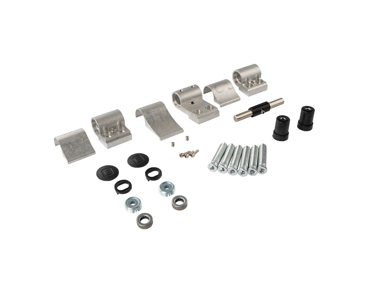 Петля двер. подшип. ELEMENTIS new, 3-х секционная, м/о 67, креп. на тепл. профиль, неокрашенная. Рис. 1 Петля двер. подшип. ELEMENTIS new, 3-х секционная, м/о 67, креп. на тепл. профиль, неокрашенная. Рис. 1