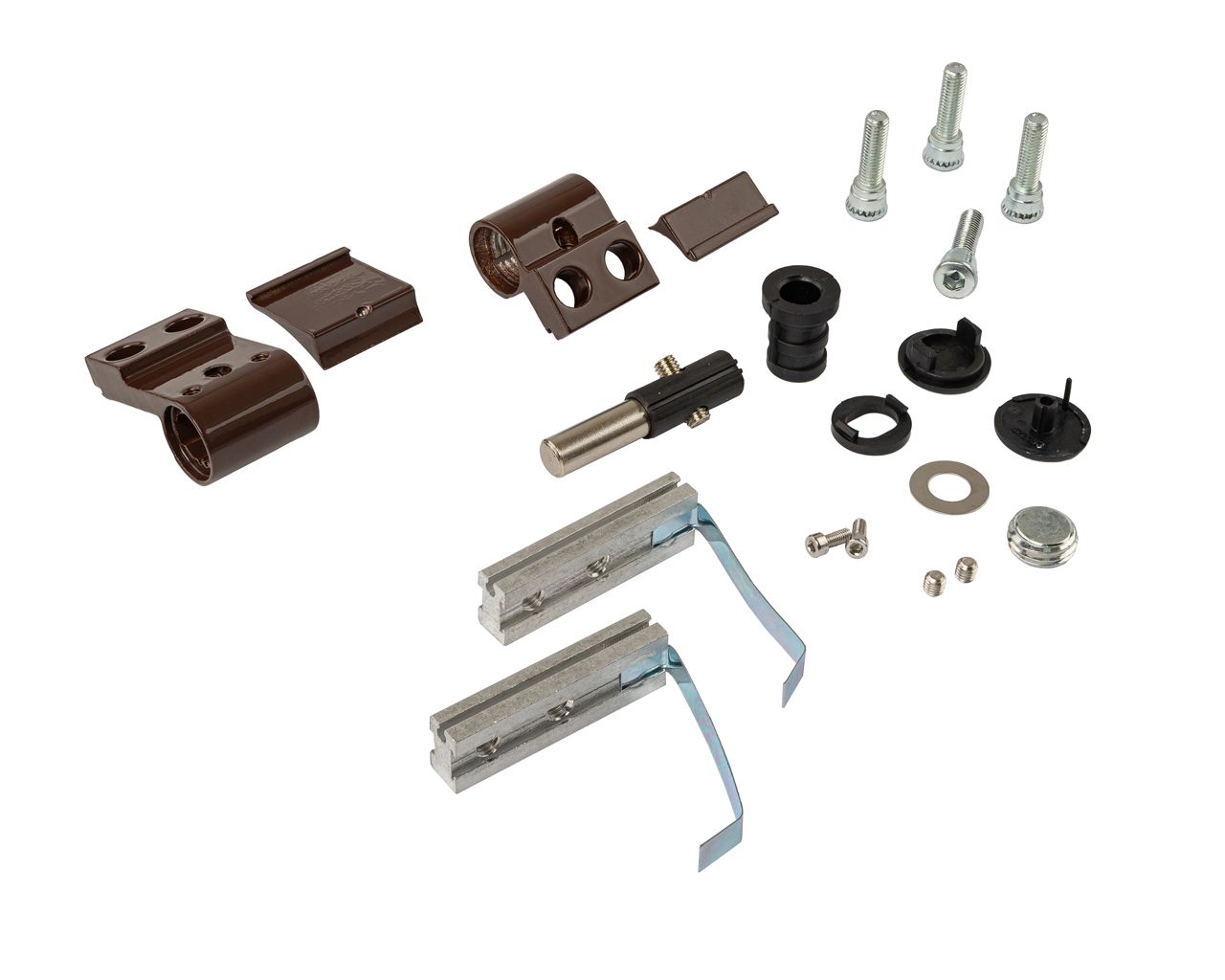 Петля двер. втулочн. ELEMENTIS, 2-х секционная, м/о 63, креп. на хол. профиль, корич. RAL8017. Рис. 3