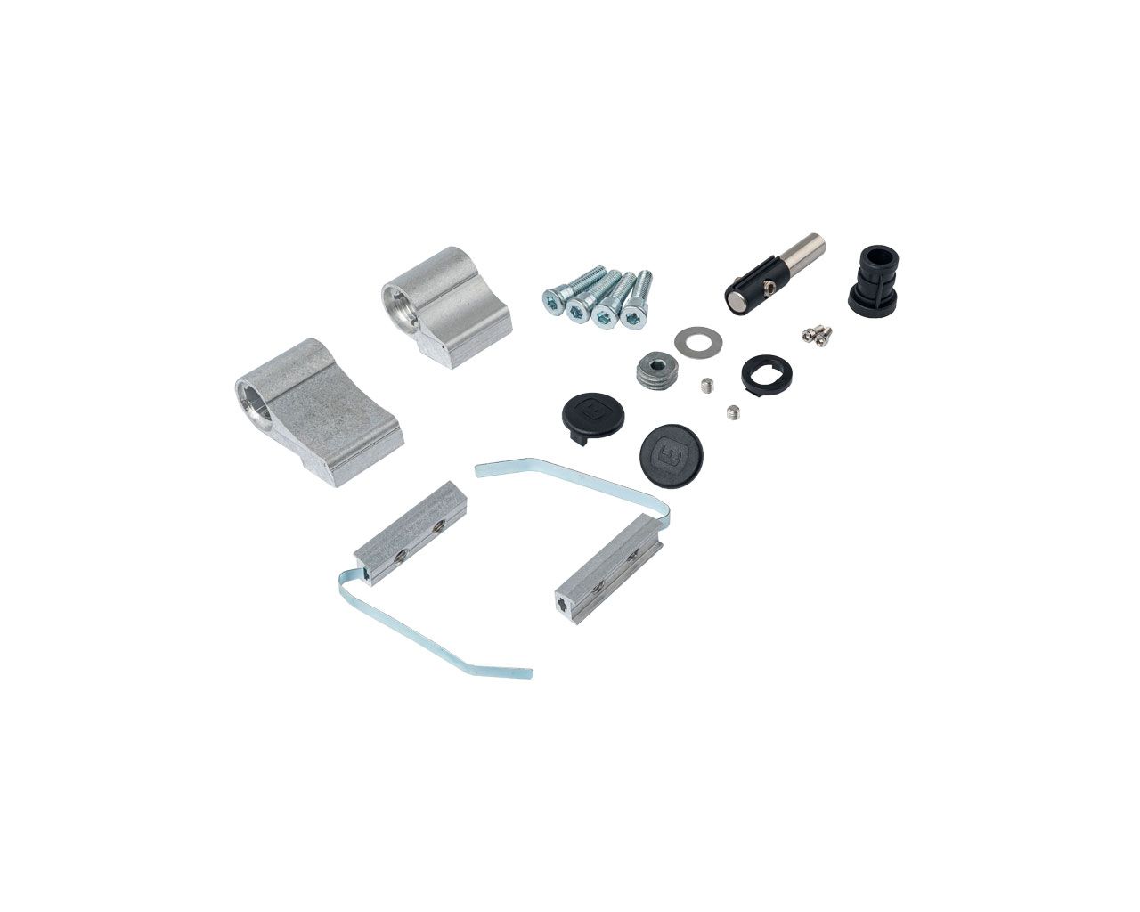 Петля двер. втулочн. ELEMENTIS, 2-х секционная, м/о 63, креп. на хол. профиль, неокрашенная. Рис. 1 Петля двер. втулочн. ELEMENTIS, 2-х секционная, м/о 63, креп. на хол. профиль, неокрашенная. Рис. 1