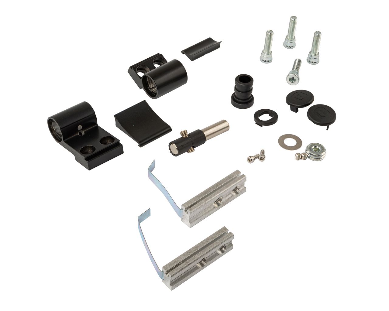 Петля двер. втулочн. ELEMENTIS, 2-х секционная, м/о 63, креп. на тепл. профиль, черн. мат. RAL9005S. Рис. 2