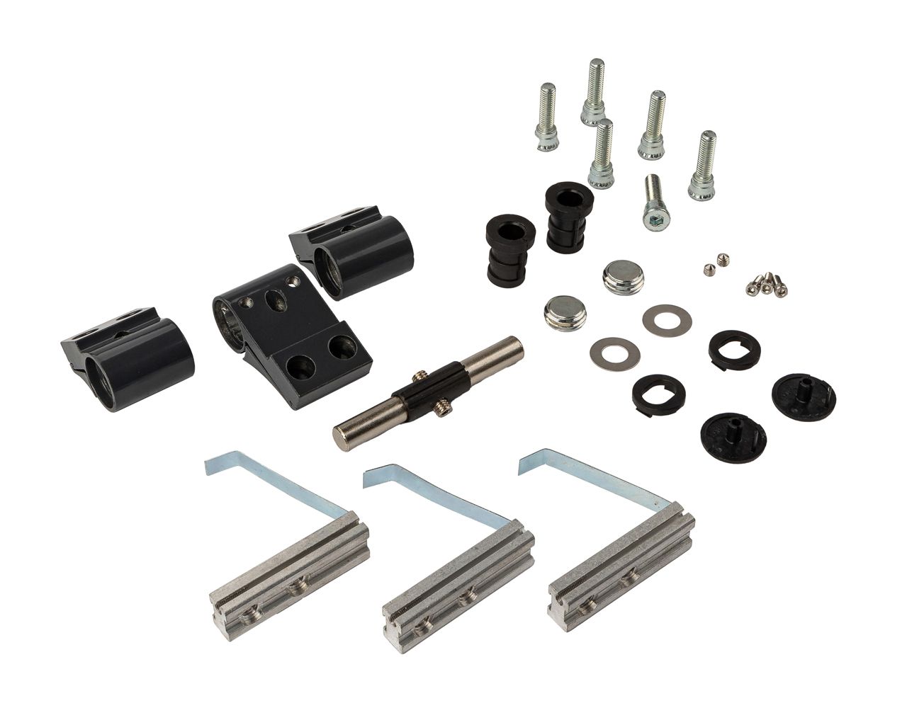 Петля двер. втулочн. ELEMENTIS, 3-х секционная, м/о 63, креп. на хол. профиль, антрацит 7016. Рис. 2