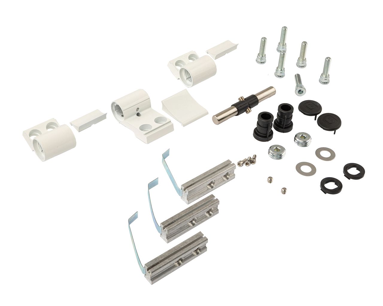 Петля двер. втулочн. ELEMENTIS, 3-х секционная, м/о 63, креп. на тепл. профиль, белая RAL9016. Рис. 2