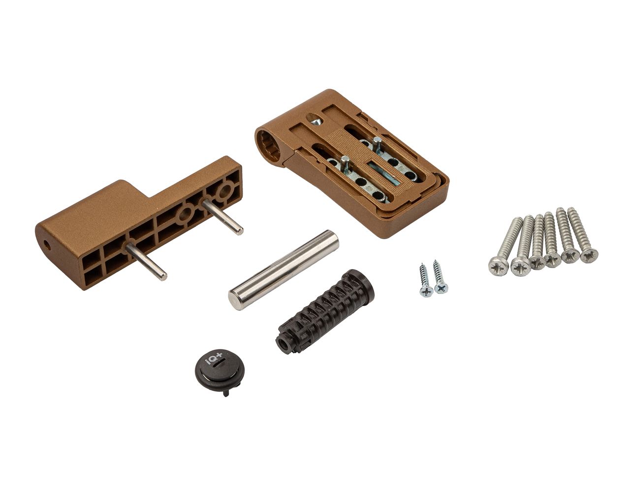 Петля дверная ELEMENTIS серия IQ-Plus 16-19 мм, Бронза. Рис. 3