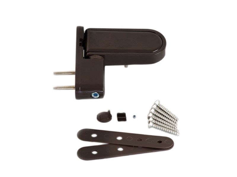 Петля дверная Elementis 16,5-19/108-48 Коричневый, RAL 8019. Рис. 1