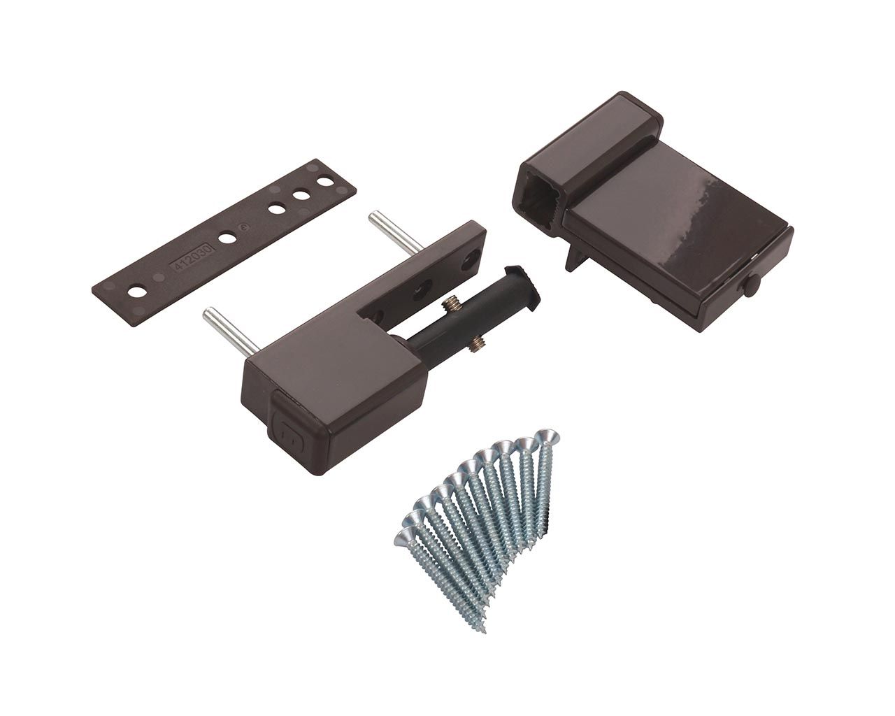 Петля дверная Elementis Compact, на 80кг., Коричневый RAL8019. Рис. 3