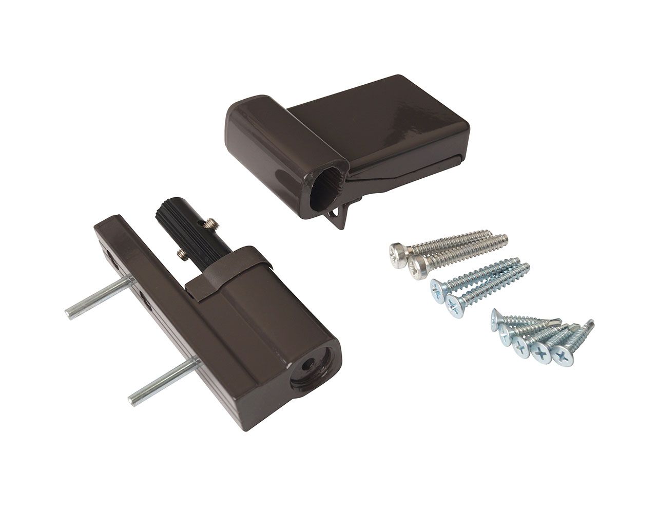 Петля дверная Elementis K-N (15-20 мм), на 120кг., Коричневый, RAL8019. Рис. 1