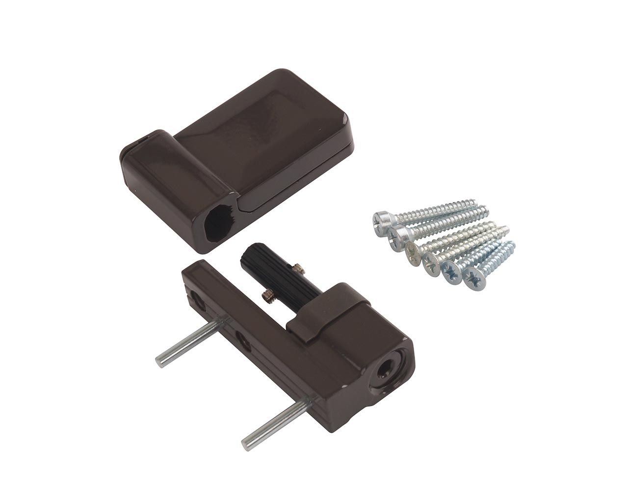 Петля дверная Elementis K-S (15-20 мм), на 100кг., Коричневый, RAL8019. Рис. 1