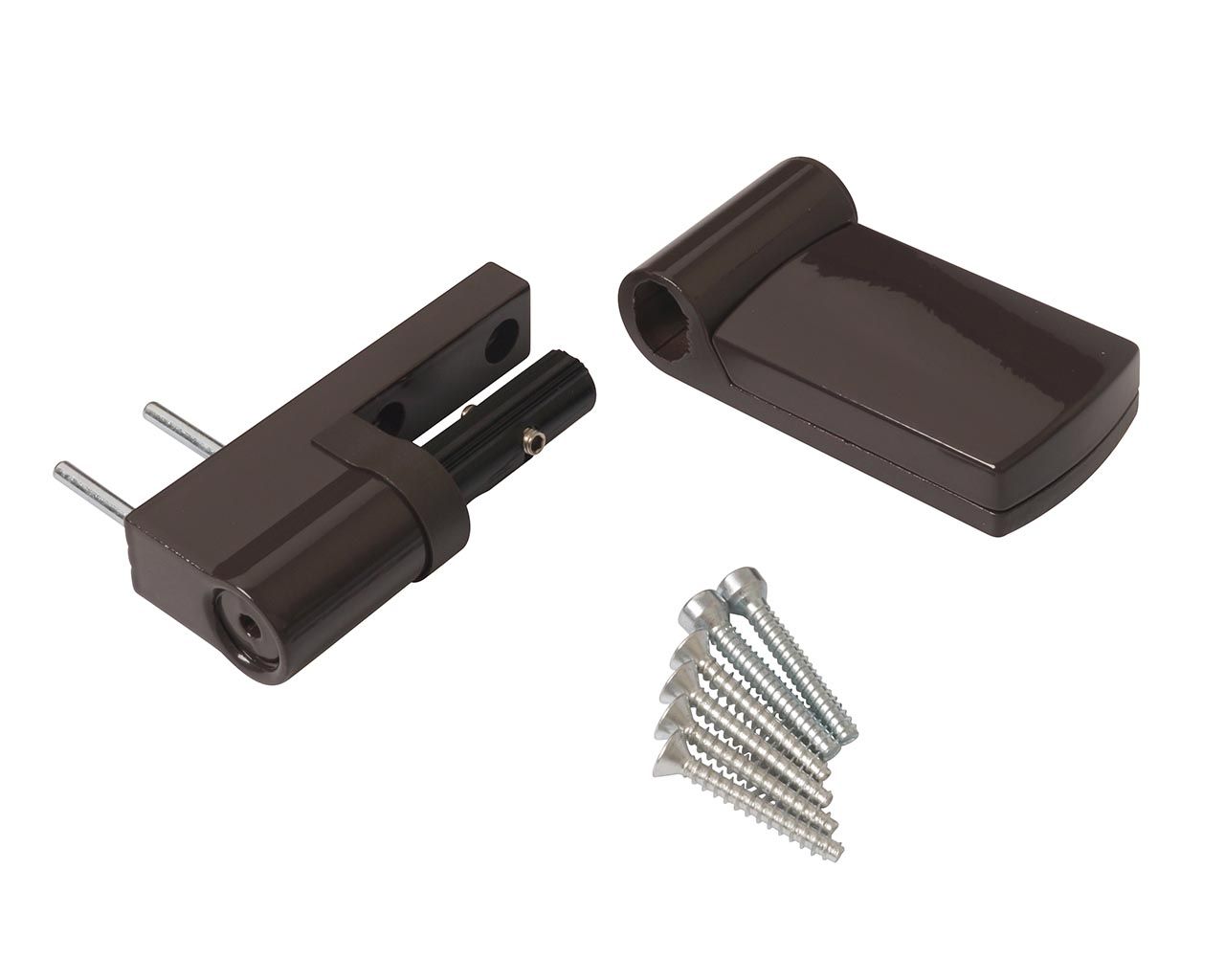 Петля дверная Elementis KTV-RT (15-20 мм), на 120кг., Коричневый, RAL8019. Рис. 1