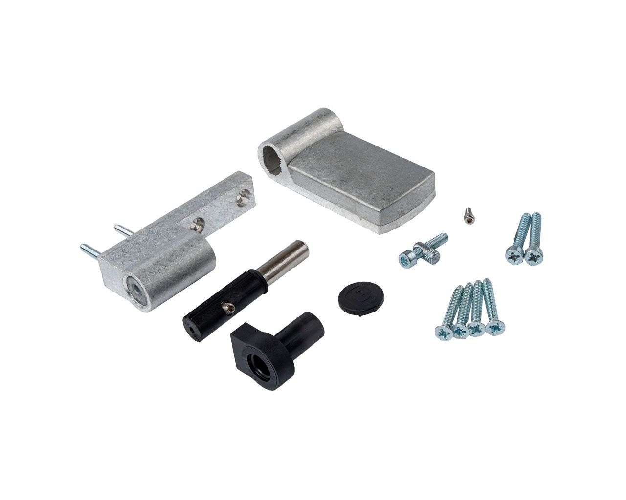 Петля дверная Elementis KTV-RT (15-20 мм), на 120кг., Неокрашенная (черн.заглушки). Рис. 1 Петля дверная Elementis KTV-RT (15-20 мм), на 120кг., Неокрашенная (черн.заглушки). Рис. 1