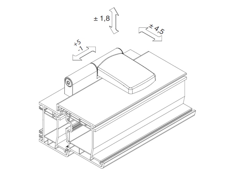 Петля дверная MACO T120P RH18 Коричневый (в 1-й коробке 3 петли).. Рис. 3