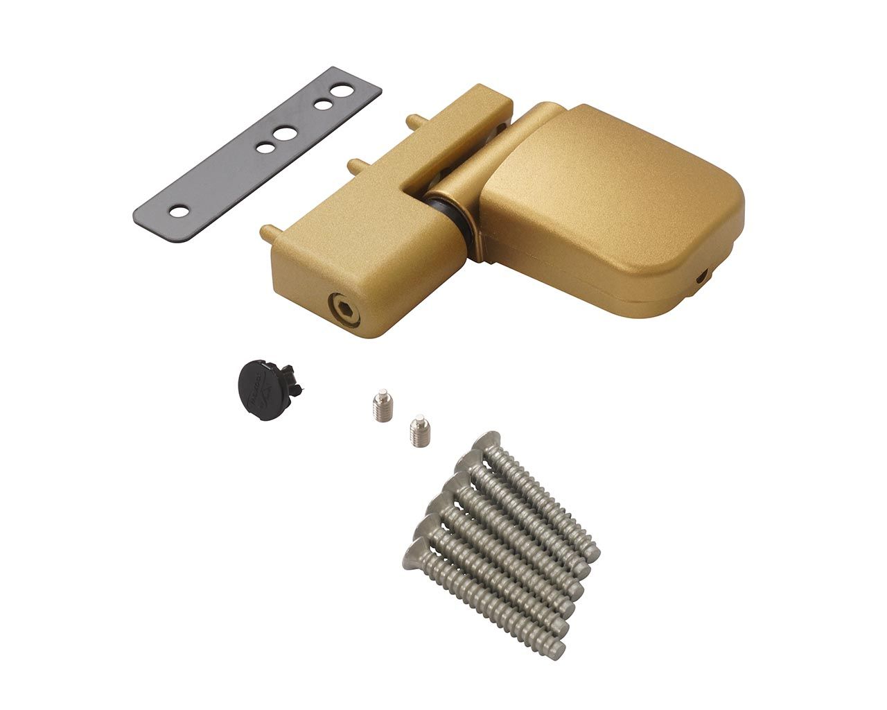 Петля дверная Maxbar 89NN, 16,5-19 мм, Золото матовое. Рис. 3 Петля дверная Maxbar 89NN, 16,5-19 мм, Золото матовое. Рис. 3