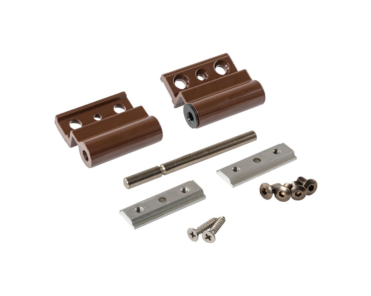 Петля дверная для профиля Alumark S40, двухчастная, корич. RAL8017. Рис. 1 Петля дверная для профиля Alumark S40, двухчастная, корич. RAL8017. Рис. 1