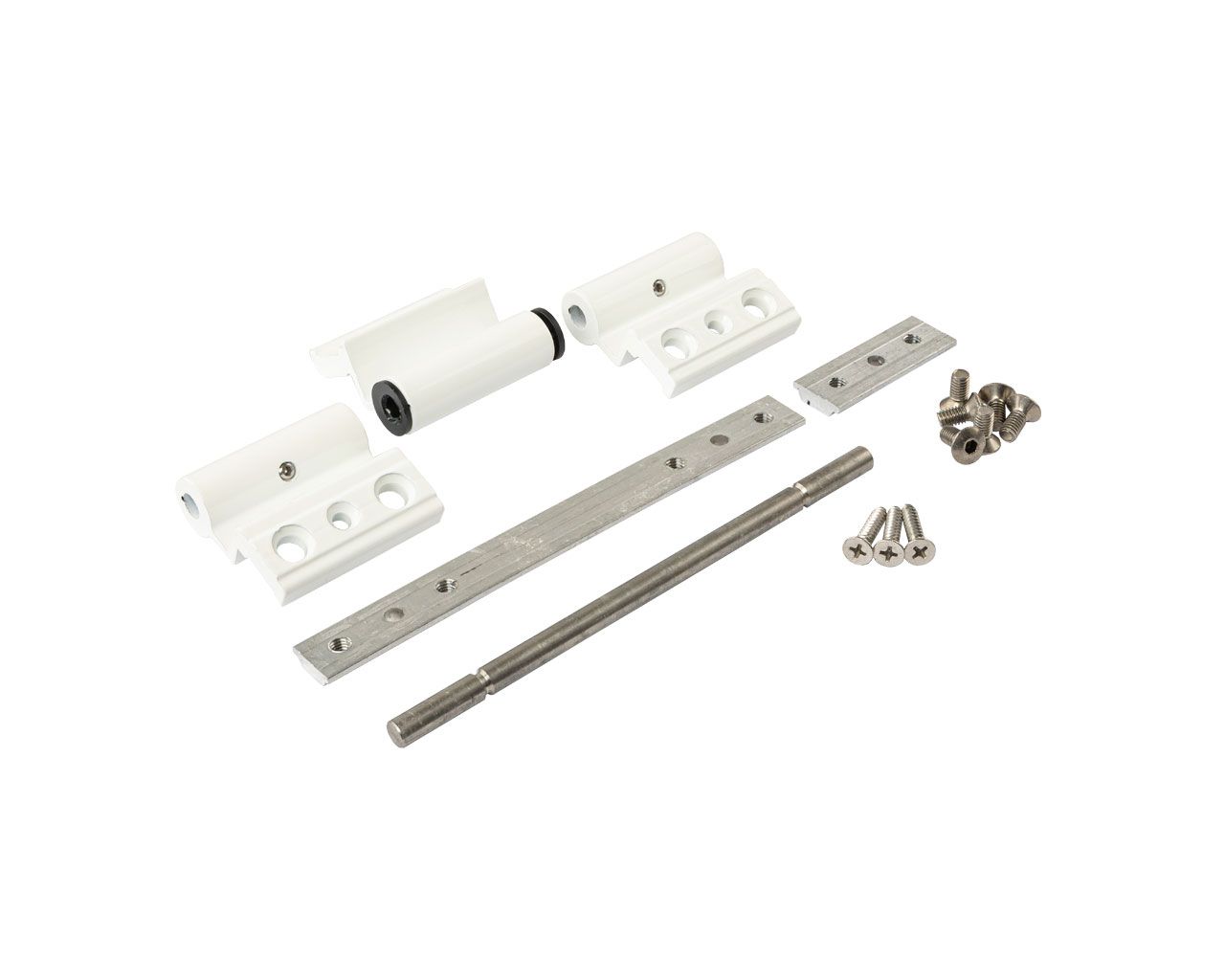 Петля дверная для профиля Alumark S40, трехчастная, RAL9016. Рис. 2