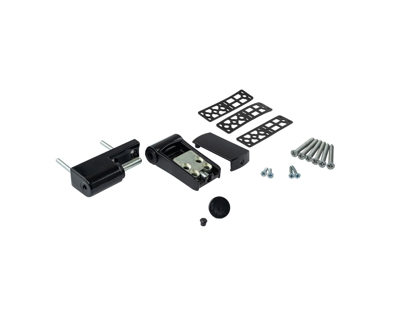 Петля дверная регулируемая 3-D 90мм (14-19.5 мм) на 90 кг, черная RAL9005. Рис. 2 Петля дверная регулируемая 3-D 90мм (14-19.5 мм) на 90 кг, черная RAL9005. Рис. 2