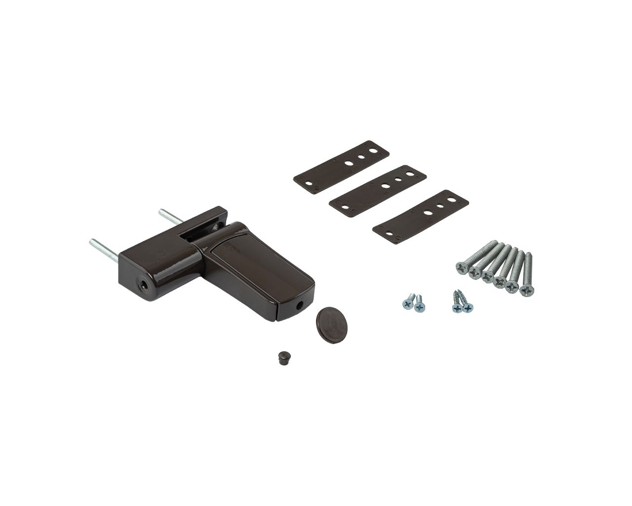 Петля дверная регулируемая 3-D 90мм (14-19.5 мм) на 90 кг, коричневая RAL8019. Рис. 1 Петля дверная регулируемая 3-D 90мм (14-19.5 мм) на 90 кг, коричневая RAL8019. Рис. 1