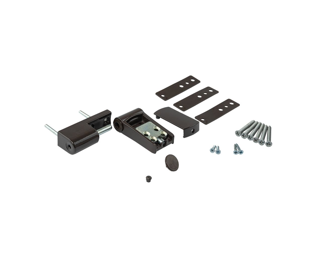 Петля дверная регулируемая 3-D 90мм (14-19.5 мм) на 90 кг, коричневая RAL8019. Рис. 2 Петля дверная регулируемая 3-D 90мм (14-19.5 мм) на 90 кг, коричневая RAL8019. Рис. 2