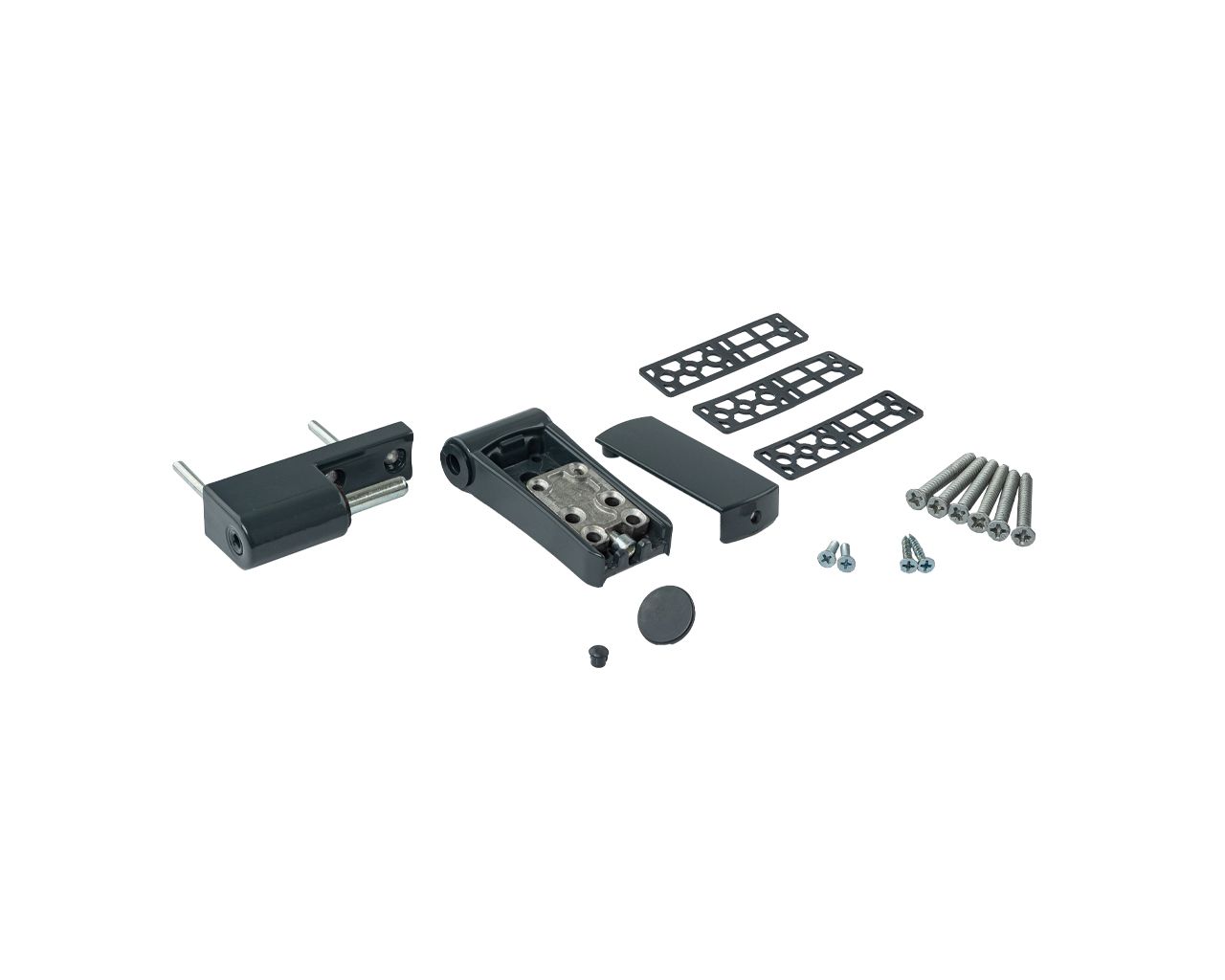 Петля дверная регулируемая Elementis 3-D 105 мм (14-19,5 мм) на 120 кг, антрацит RAL7016. Рис. 2 Петля дверная регулируемая Elementis 3-D 105 мм (14-19,5 мм) на 120 кг, антрацит RAL7016. Рис. 2