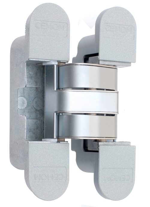 Петля дверная скрытая универсальная, 3D, 120x27 мм, 60 кг, цамак/полиамид, хром мат., с 4 пласт. колпачками. Рис. 1 Петля дверная скрытая универсальная, 3D, 120x27 мм, 60 кг, цамак/полиамид, хром мат., с 4 пласт. колпачками. Рис. 1