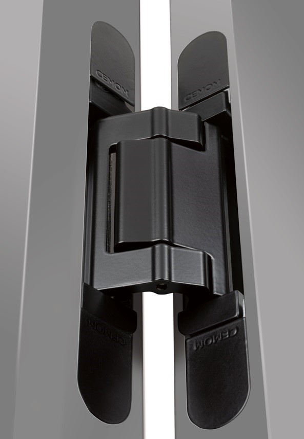 Петля дверная скрытая универсальная, 3D, 260х32/36 мм, 200 кг, черный, с 4 металл. колпачками. Рис. 1 Петля дверная скрытая универсальная, 3D, 260х32/36 мм, 200 кг, черный, с 4 металл. колпачками. Рис. 1