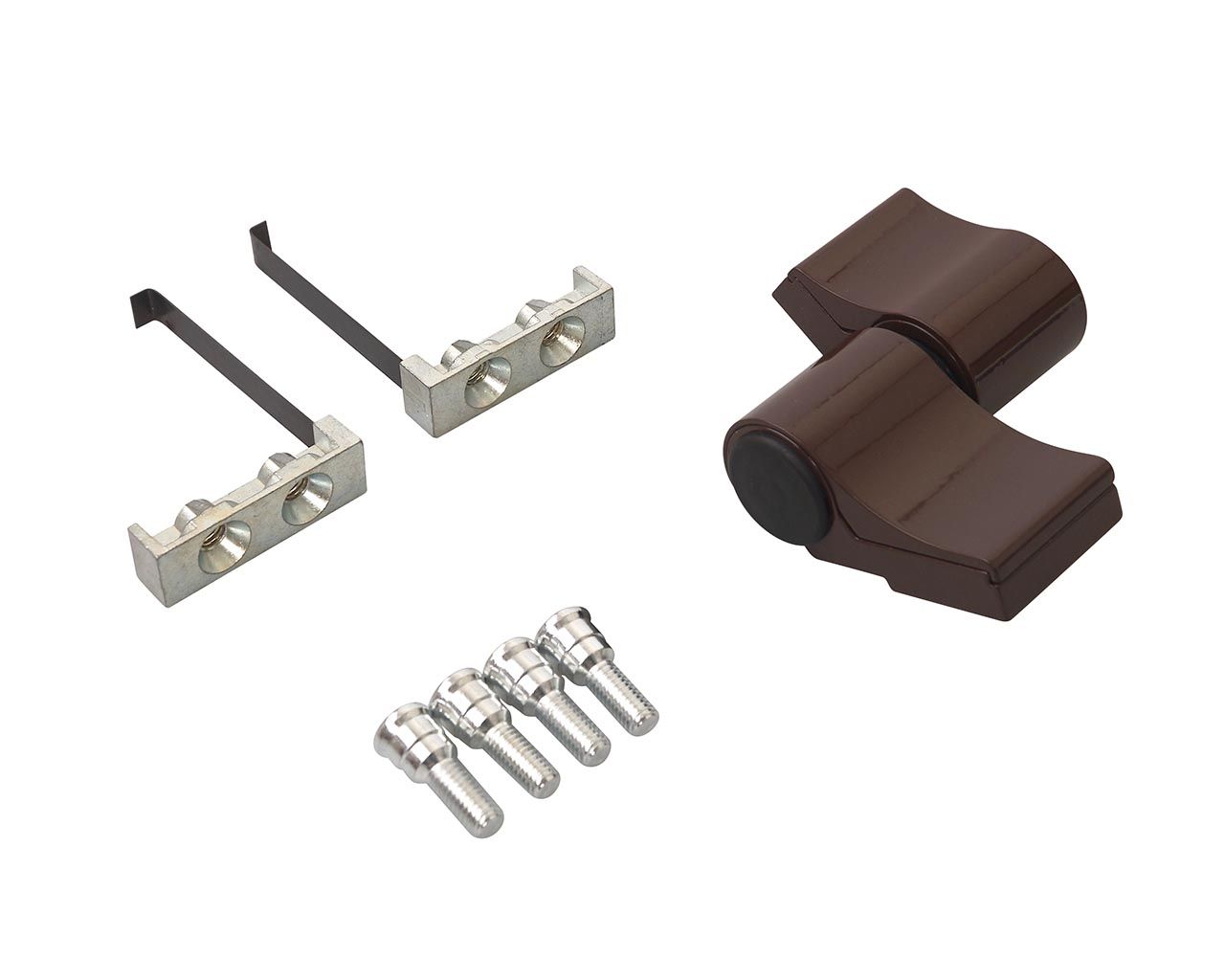 Петля дверная втулочная 2-х секционная, м/о 62, крепление на хол. профиль, корич. RAL8017. Рис. 3