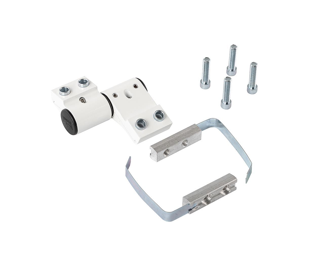 Петля дверная втулочная 2-х секционная, м/о 63 мм, крепление на хол. профиль, бел. 9016. Рис. 2