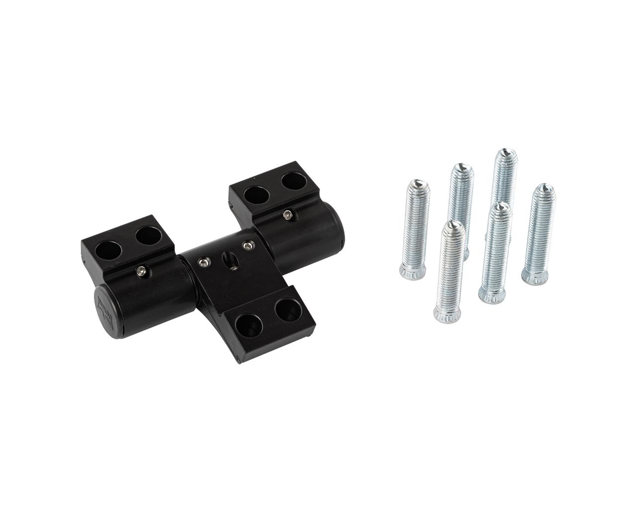 Петля дверная втулочная 3-х секционная, м/о 63 мм, крепление на тепл. профиль, черн. 9005. Рис. 2