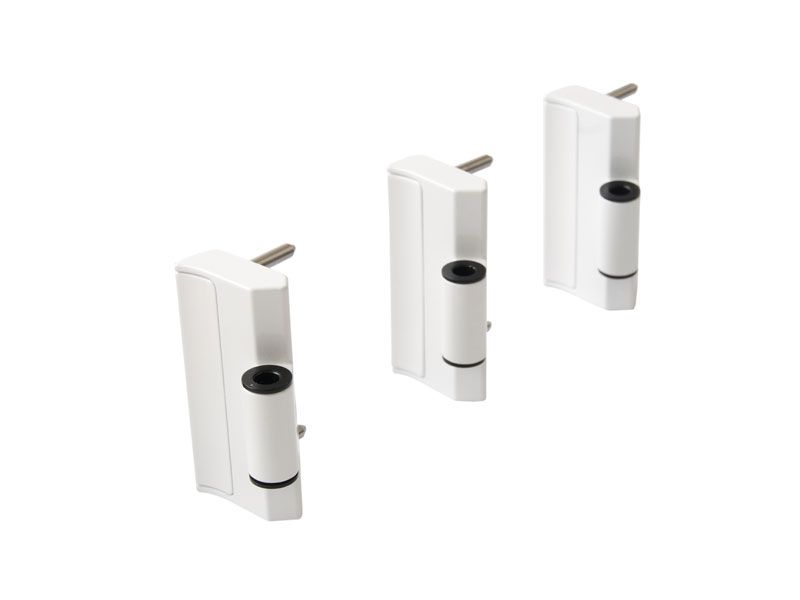 Петля на створке 30мм Patio FOLD Alu /3 шт./ белая. Рис. 1