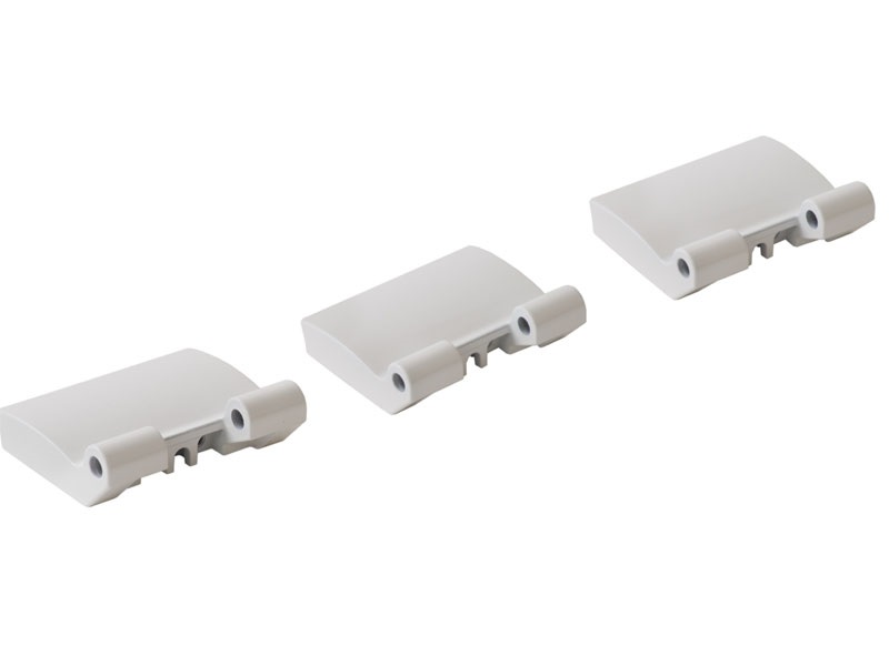 Петля на створке 40мм FOLD /3 шт./, белая R07.2. Рис. 3