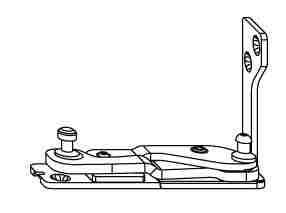 Петля нижняя рамная V-V AX24/9 левая (100кг). Рис. 2