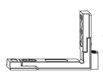 Петля нижняя створочная V-V AX-13 левая. Рис. 1