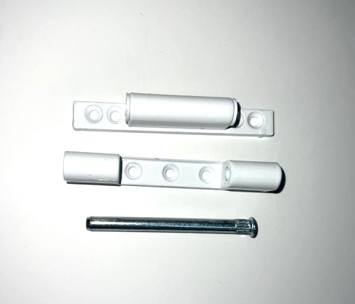 Петля оконная 100 мм белый RAL9016 3 части.. Рис. 1 Петля оконная 100 мм белый RAL9016 3 части.. Рис. 1