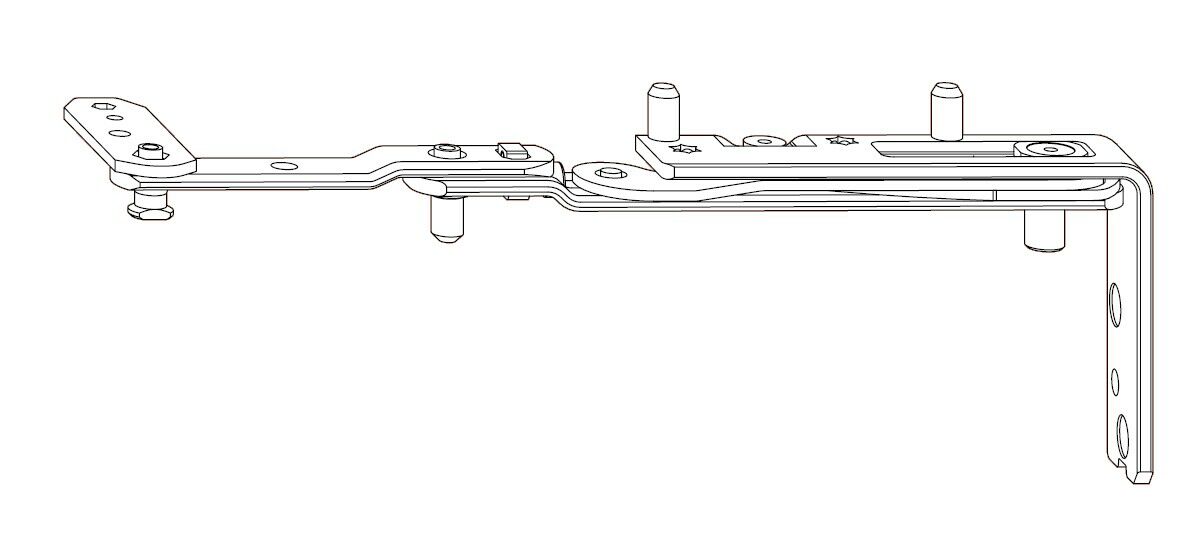 Петля на раме повор. верх. лев. дер., ф.30 ось 13 Designo 2. Рис. 2