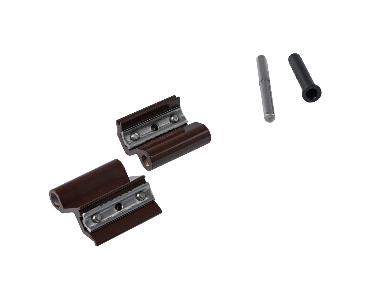 Петля поворотная оконная 2-х частная, Европаз V.01, нерегулир., 1 втулка на 1 петлю, корич. RAL8017. Рис. 2