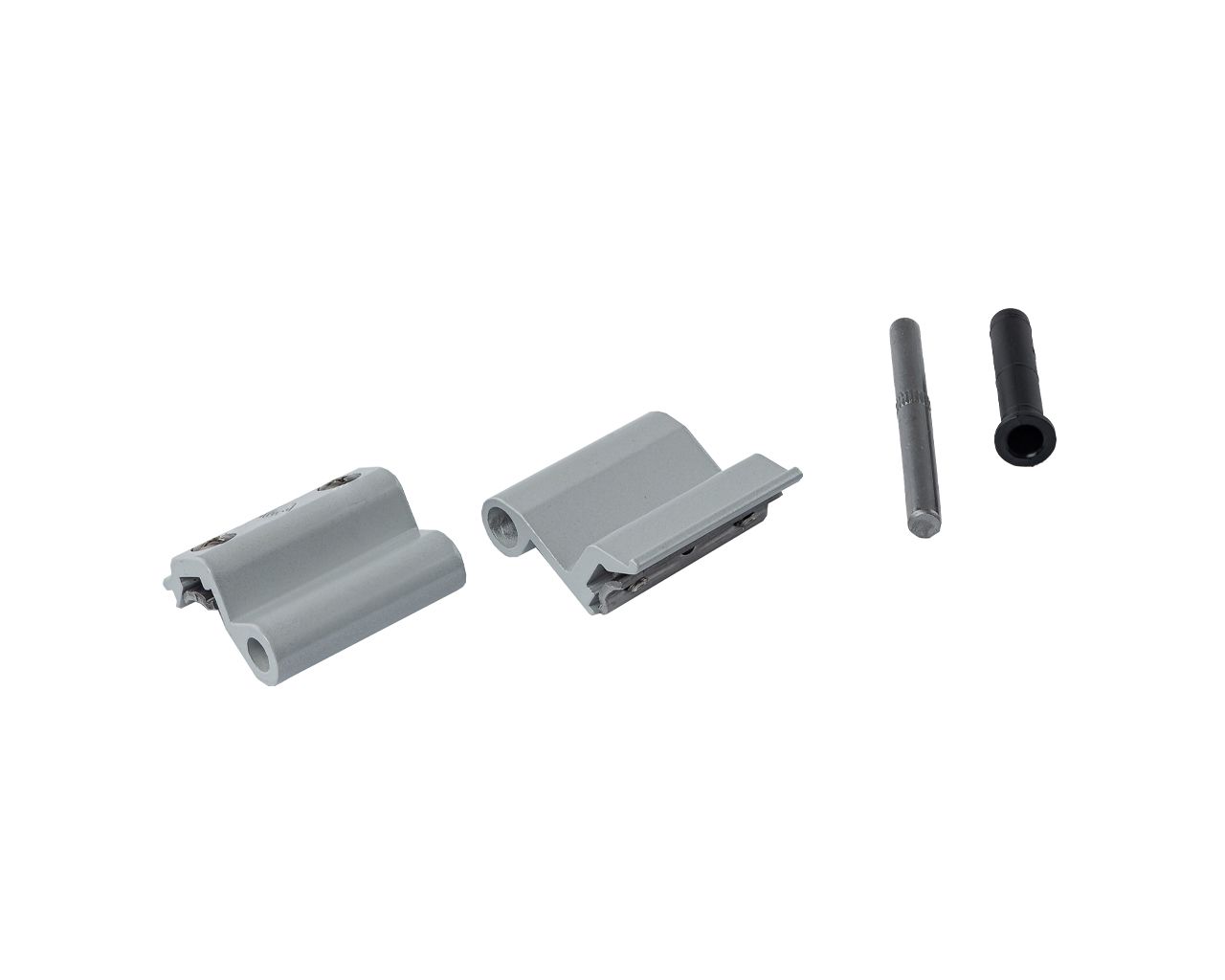 Петля поворотная оконная 2-х частная, Европаз V.01, нерегулир., 1 втулка на 1 петлю, серебр. RAL9006. Рис. 1