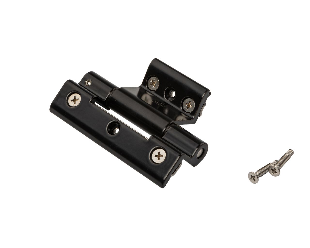 Петля поворотная оконная, Европаз, черн., Европаз V.01, V.02, (петля + 2 самореза). Рис. 1