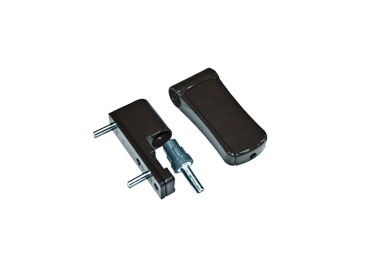 Петля регулируемая дверная VHS 3-D алюминий 105 мм 8019 (ELM11100.05)