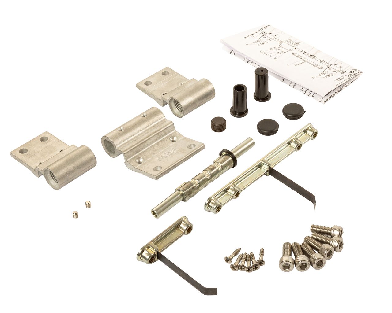 Петля роликовая Rollo для Alutech 62, наружного открывания, неокр.. Рис. 1