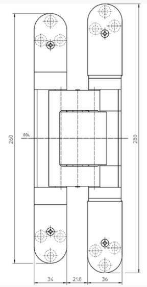Петля скрытая 3D регулируемая для тяжелых нефальцованных дверей весом до 300 кг, цвет хром матовый. Рис. 2 Петля скрытая 3D регулируемая для тяжелых нефальцованных дверей весом до 300 кг, цвет хром матовый. Рис. 2
