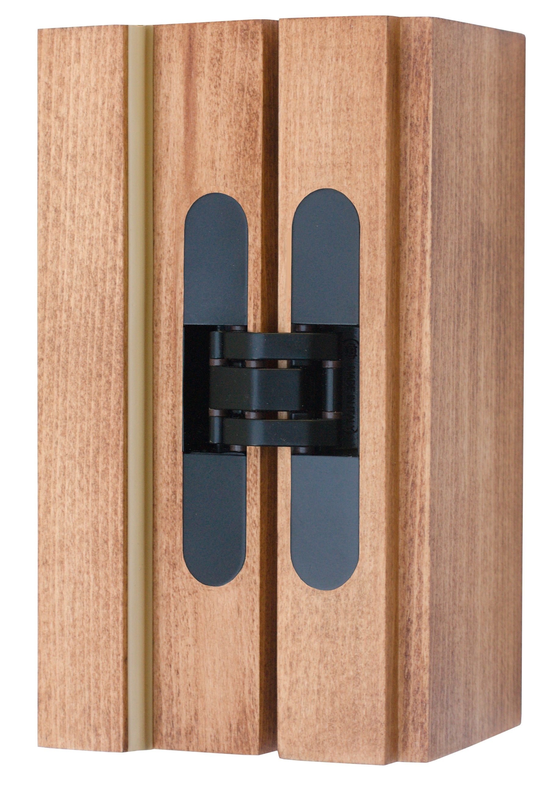 Петля скрытая, 3D, универсальная, 120x23 мм, 60 кг, корпус без покрытия, шарнирная часть цвет черный матовый. Рис. 3